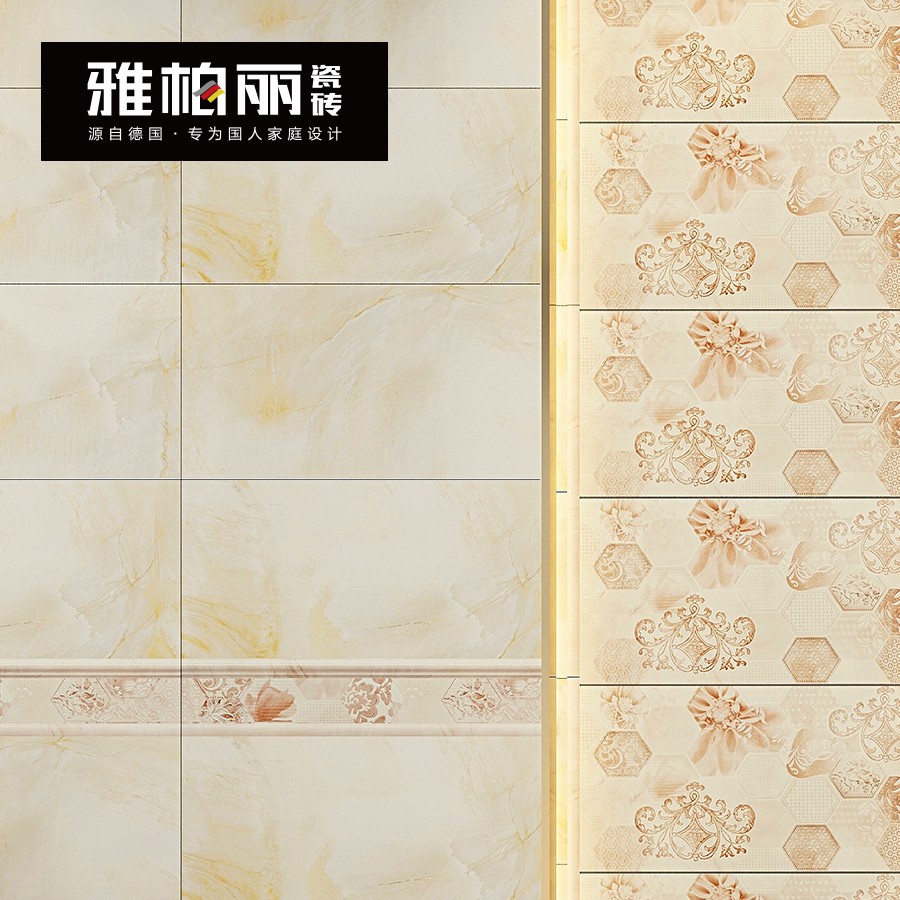  【雅柏麗】衛(wèi)生間時(shí)尚簡(jiǎn)約瓷片BL-A6003系列 小地磚配套花片腰線